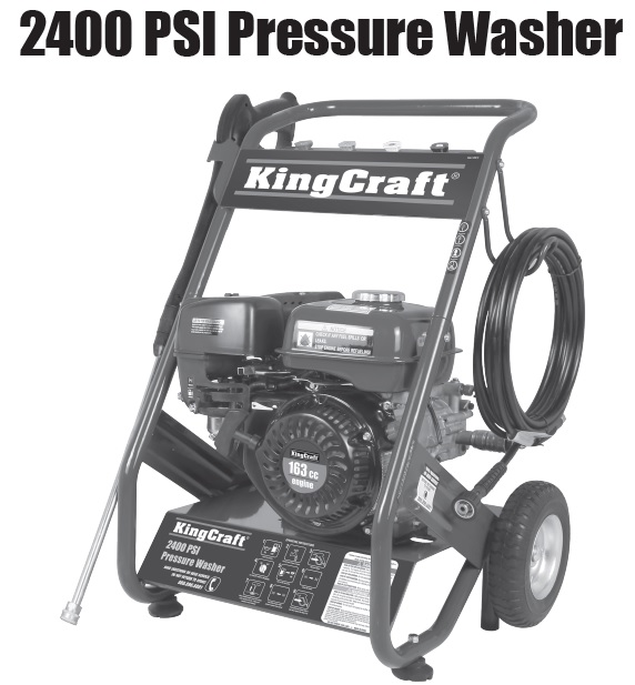 KINGCRAFT 2400 POWER WASHER